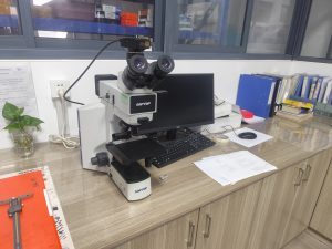 Close-up of partial inspection equipment at XLUIG's quality control lab, ensuring rigorous testing of Fasteners, Castings, and Hardware.