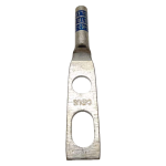 Close-up of the lug's beveled barrel entry and the conductor inspection window.