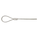 Close-up of 6 *19M + WSC galvanized steel wire rope structure used for rigging.