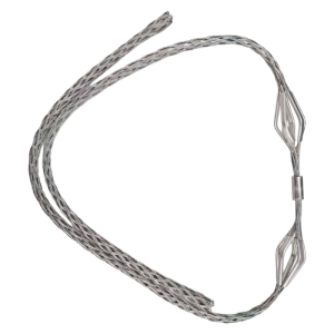 Full view of the Change Line Cable Grip Type RA, showing the double-sided mesh body for connecting new and old wire ropes.
