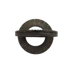 Detailed internal view of a DIN 25201 washer pair highlighting the precision wedge cams for self-locking performance.