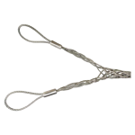 Texture shot of the cable mesh (cable sock) made from Stainless Steel 316, emphasizing wear and corrosion resistance.