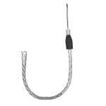 Side profile showing the rubber protective sleeve and slim mesh structure for tight cable slots.
