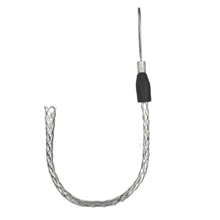 Side profile showing the rubber protective sleeve and slim mesh structure for tight cable slots.