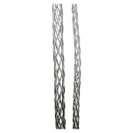 Close-up of the single-strand steel wire weaving pattern used for flexible pipeline traction.