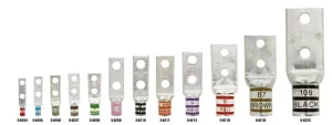 Professional assortment of Xluig color-coded copper compression lugs (Yellow, Red, Blue) for error-free industrial wiring.