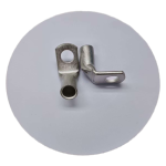 A professional range display of Xluig T90° series 90-degree right angle copper lugs for compact electrical panels.