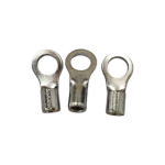 A professional assortment of Xluig non-insulated copper ring terminals in various AWG sizes and stud diameters.
