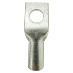 Side profile of the standard crimp barrel and inspection window of a 3/0 AWG copper lug.