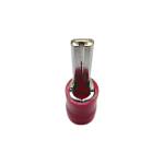 Side profile highlighting the PVC insulation and tin-plated copper barrel of a red pin connector.