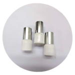 A professional assortment of Xluig white insulated wire ferrules for 0.5mm2 and 0.75mm2 connections.