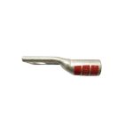 Top view highlighting the slim narrow tongue and 1/2 inch stud mounting hole on an XLUIG 8 AWG lug.