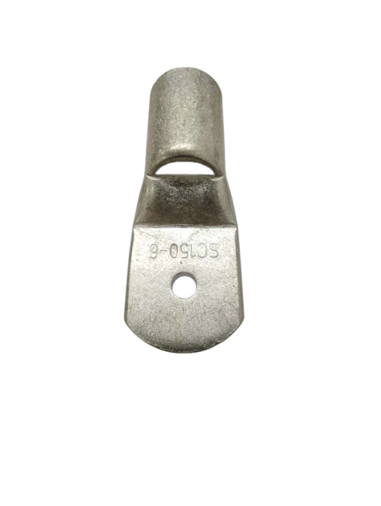 Front perspective of XLUIG 150mm2 copper lug highlighting the T2 seamless tube construction.