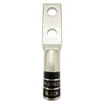 Front perspective of XLUIG 2/0 AWG long barrel copper lug manufactured by Kunshan Xinluan.
