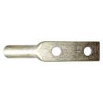 Primer plano del barril sellado estándar (sin ventana de inspección) en un terminal de cobre XLUIG 250 MCM.