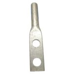 Bottom view of the 6 AWG copper lug showing the inspection window and seamless base construction.
