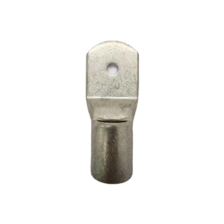 Side view of XLUIG SC150-6 copper tube terminal for 150mm2 industrial cable.