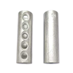 Comparison view of XLUIG SL butt connectors showing screw hole entry and the smooth back side.