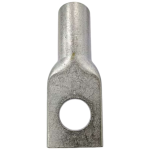 Macro view of the industrial tin-plated surface of an XLUIG 3/0 AWG power lug without color coding.