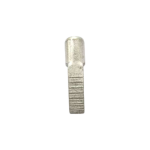Side profile of the TPIN series needle terminal highlighting the 10mm pin length and tin-plated finish.